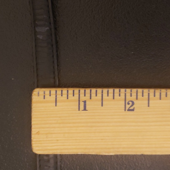 Vintage Lauren Ralph Lauren Silver Chain Belt Black Leather MEDIUM - Picture 7 of 14